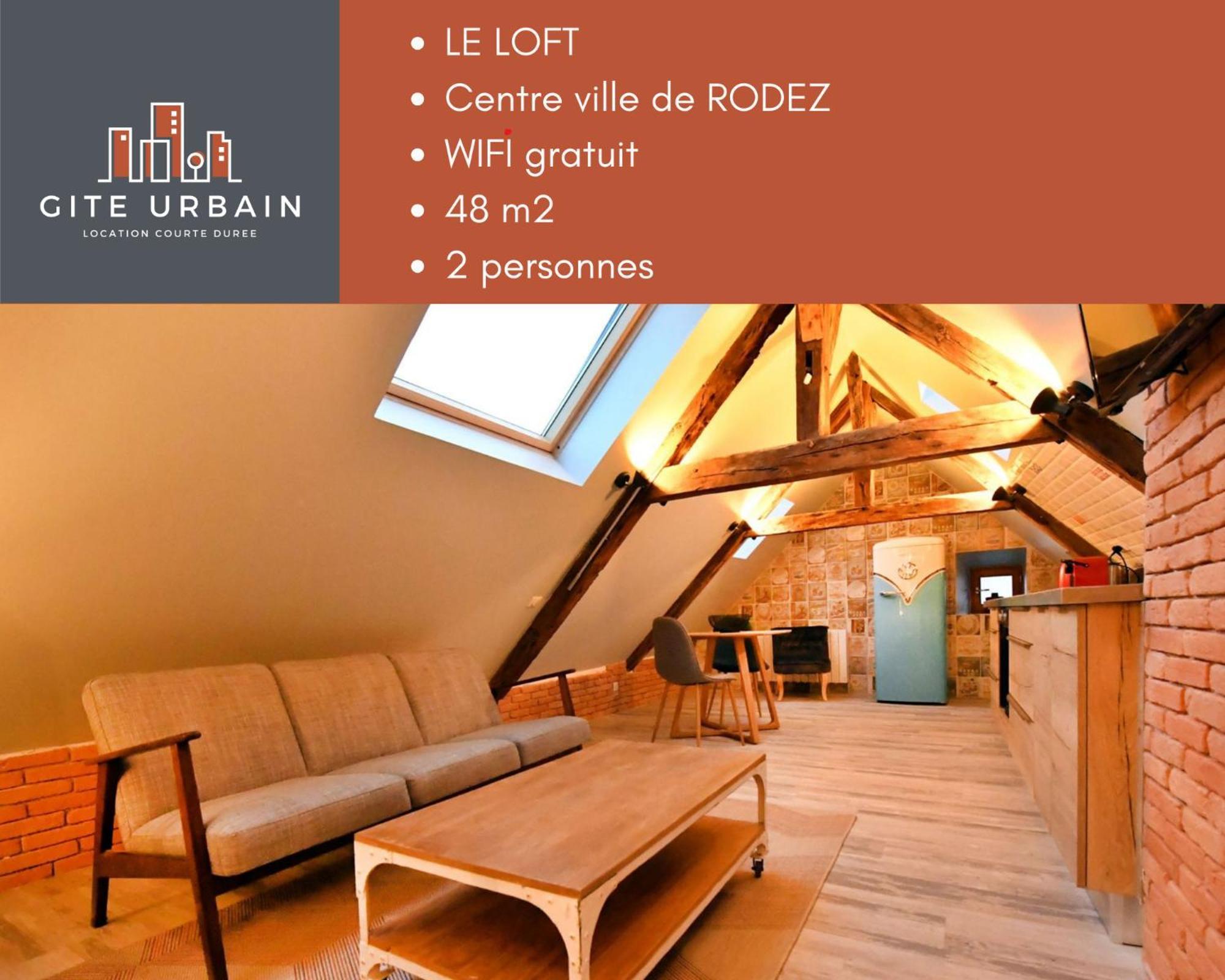 Loft Sous Les Combles - Loft Under The Rafter Apartamento Rodez Exterior foto